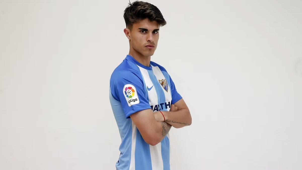 Juan Cruz, en su primera etapa con el Málaga CF.