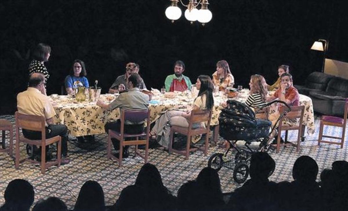 Escena de ’Vilafranca’, que arribarà a la tardor a Barcelona després de passar per Els Teatres Amics.