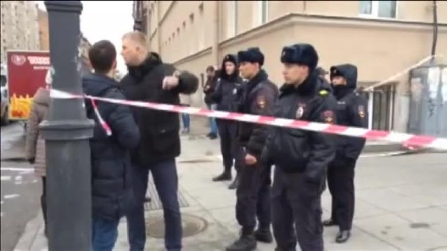 Vídeo / Pánico en las calles de San Petersburgo