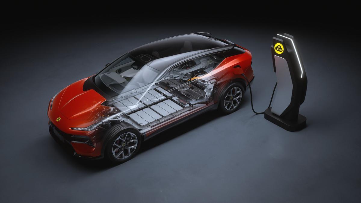 Lotus Eletre X, con motor hibrido enchufable