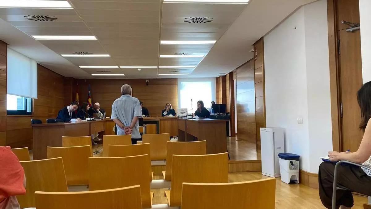 Imagen de la celebración del juicio en el mes de junio del presente año.