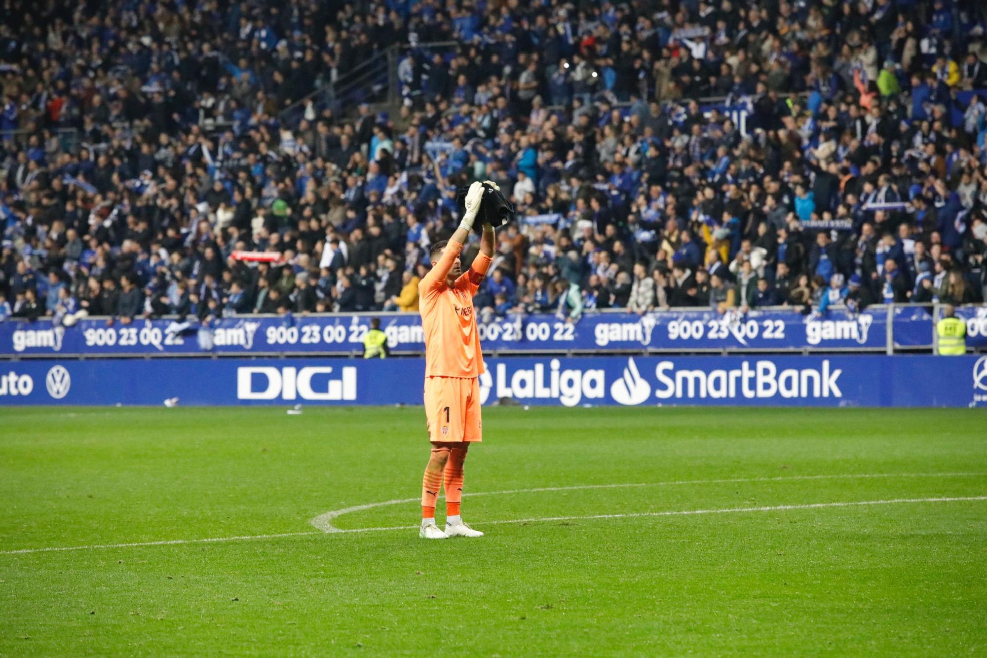 En imágenes: así se vivió el derbi en el Tartiere