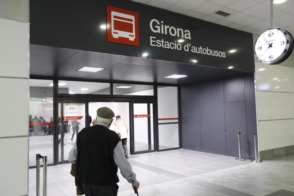 Jornada de portes obertes a la nova estació d'autobusos de Girona