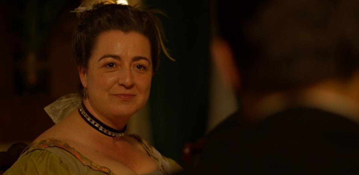 Lucía Veiga, como Emilia Pardo Bazán na película "Mi ilustrísimo amigo".