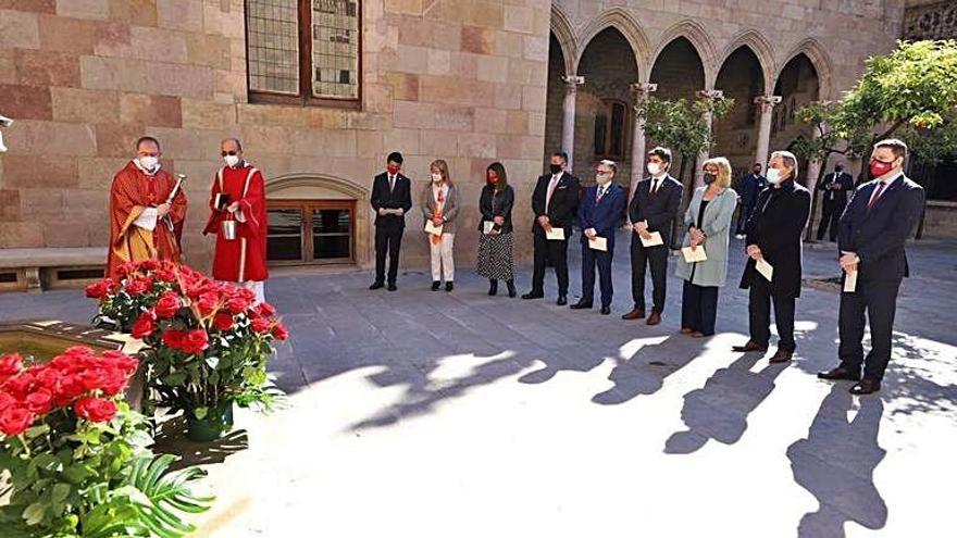 Missa i benedicció a la Generalitat