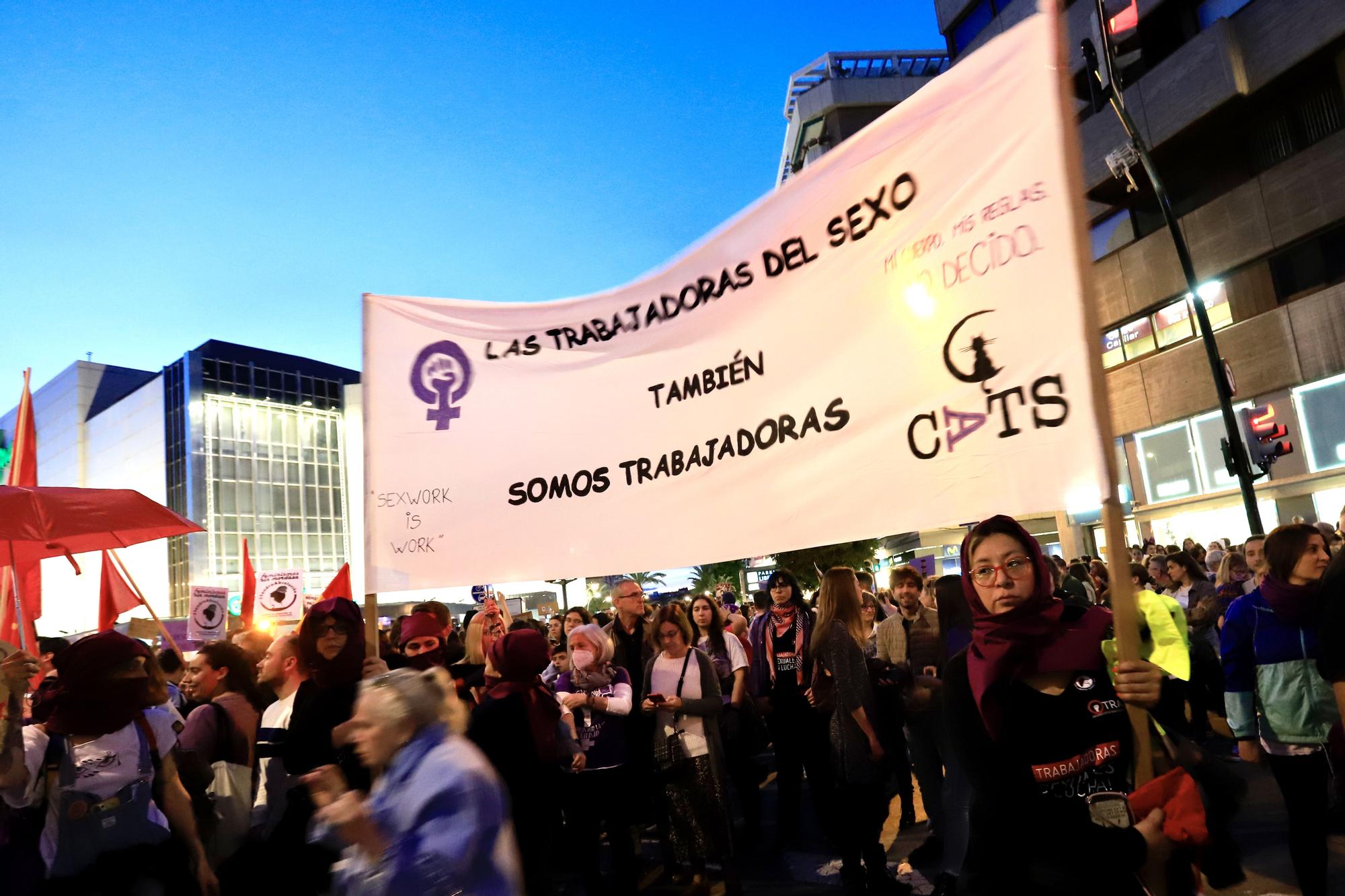 Manifestación del 8M en Murcia