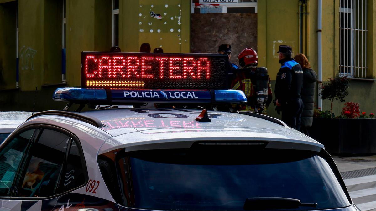 Vehículo de la Policía Local de Vilagarcía en una imagen de archivo.