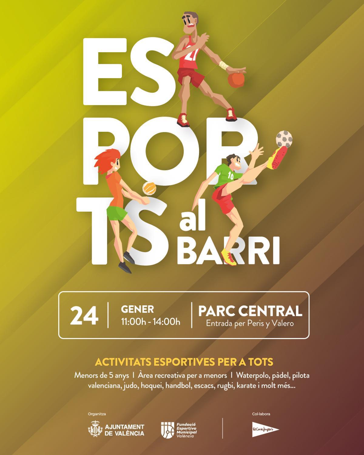 Cartel de una nueva jornada de Esports Al Barri.