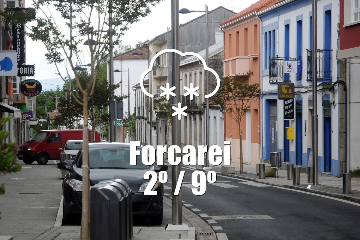 El tiempo en Forcarei: previsión meteorológica para hoy, sábado 14 de febrero