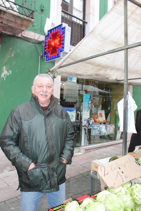 La ola de frío en el mercado de Grado