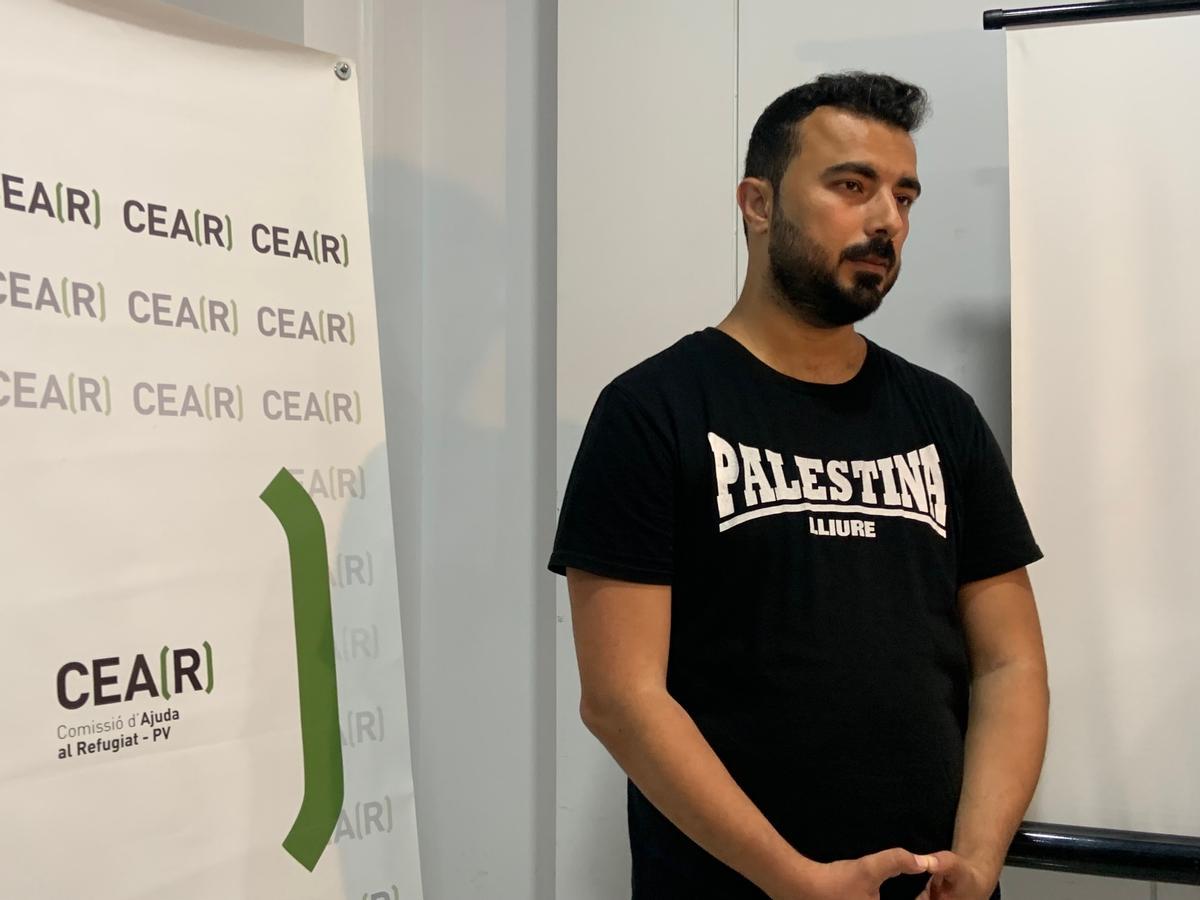 Amjad Yaghi, periodista de Gaza.