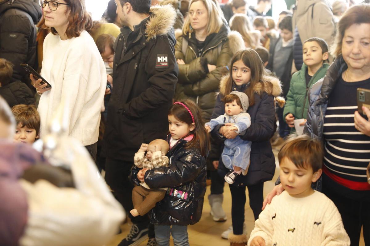 La Manjoya, Recepción de los Reyes en el Centro Social de La Manjoya
