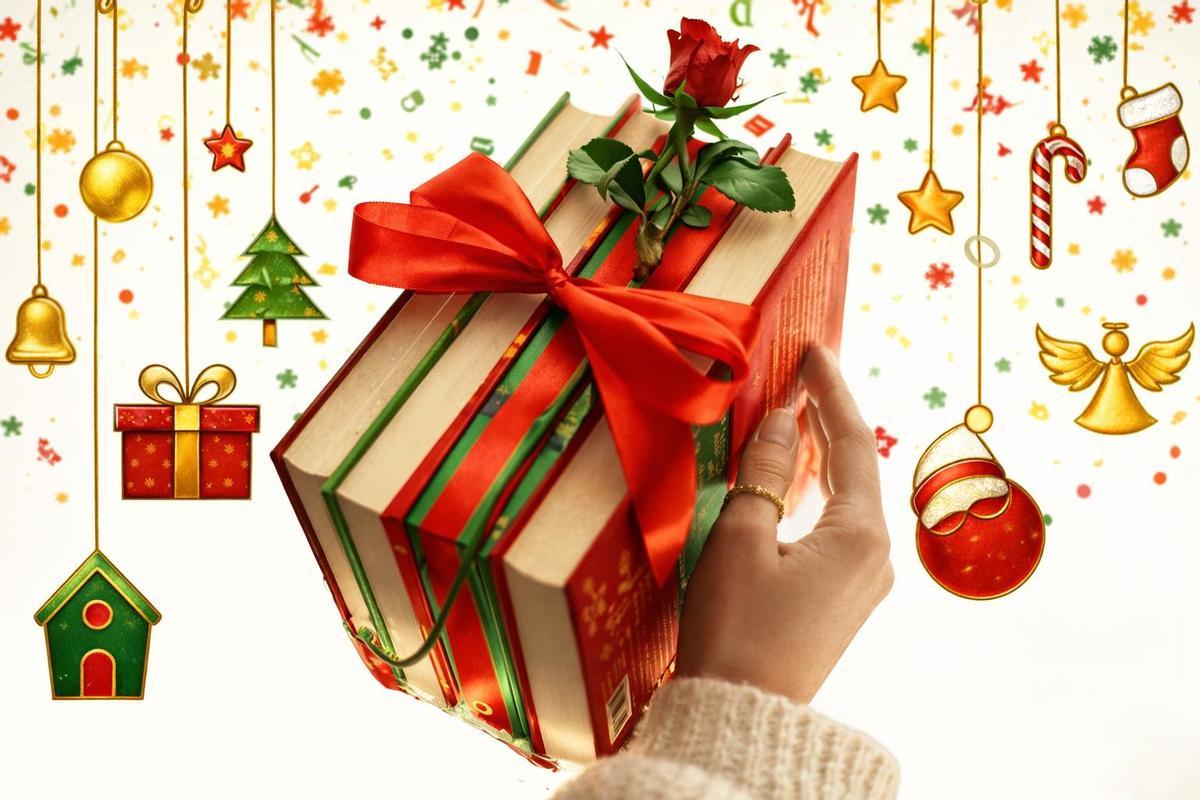 Estuches de libros para Navidad.
