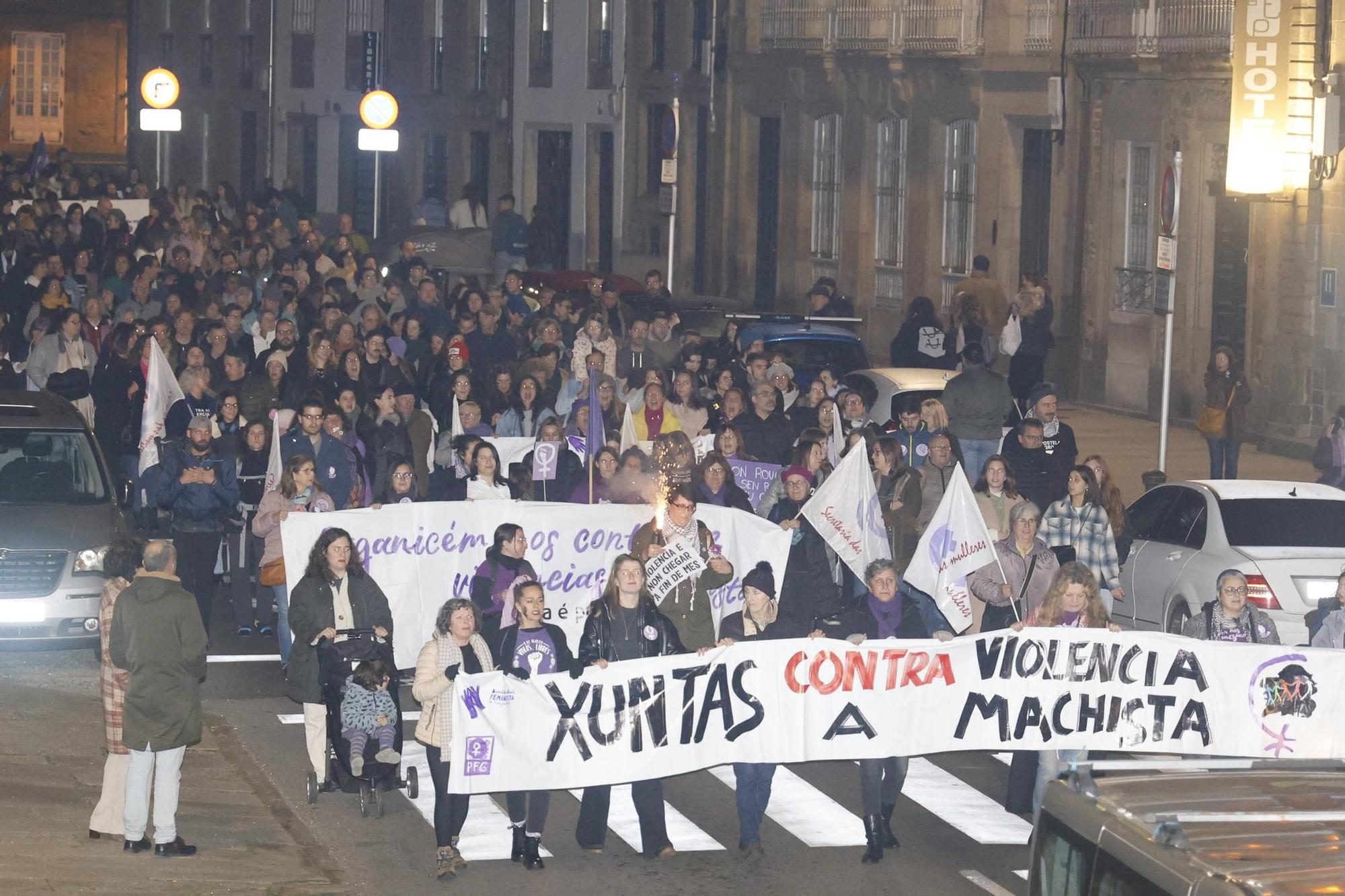 Compostela condena la violencia machista