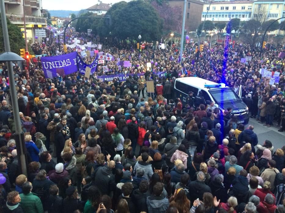 En imágenes: manifestación feminista en Gijón