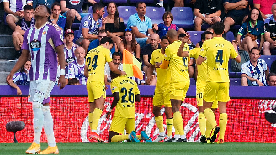 Resumen, goles y highlights del Valladolid 0-3 Villarreal de la jornada 1 de la Liga Santander