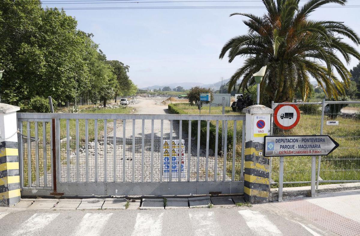 Vista desde el portalón de entrada a la zona en recuperación . | // GUSTAVO SANTOS