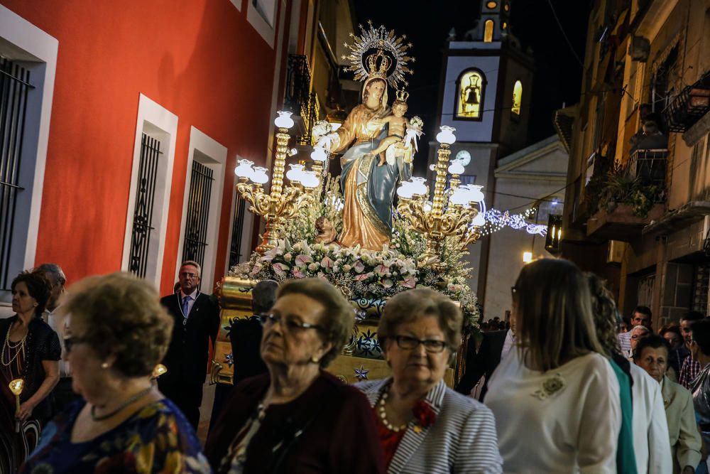 Procesión de la Virgen del Rosario en Rojales