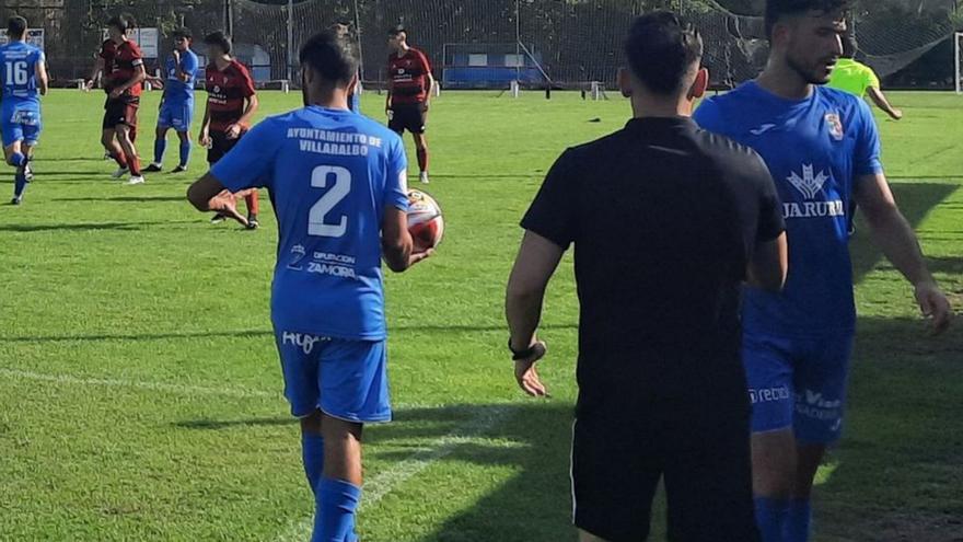 Un momento del encuentro del CD Villaralbo en Miranda. | CDV