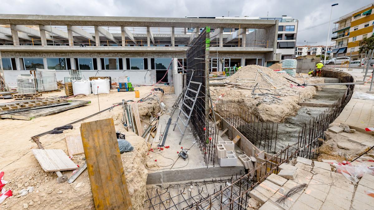 El estado actual de las obras del nuevo colegio Doctor Esquerdo de La Vila.