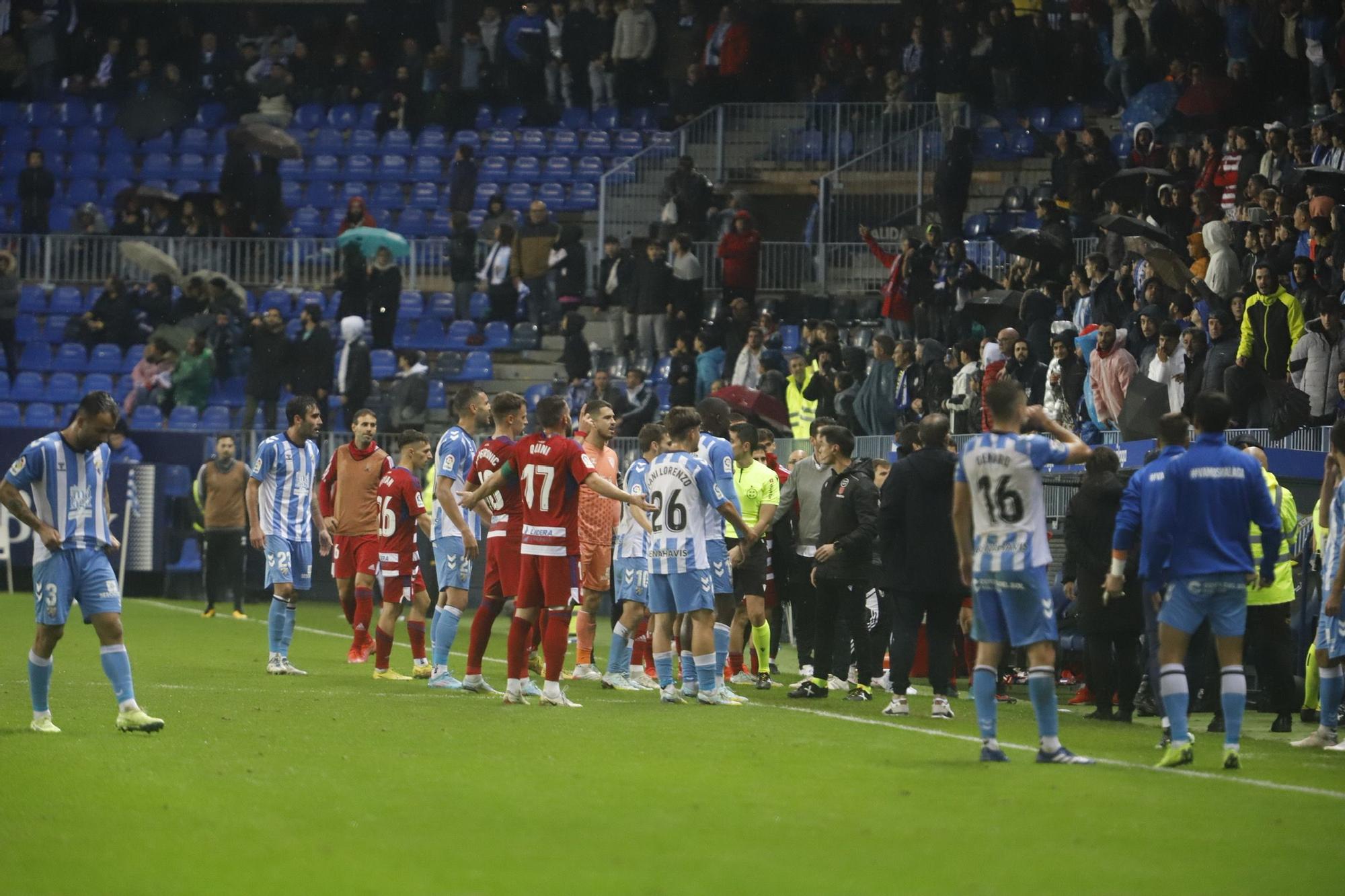 El Málaga CF - Granada CF, en imágenes