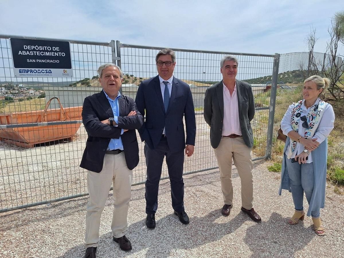 Salvador Fuentes visitó el depósito de Puente Genil el pasado 23 de mayo.