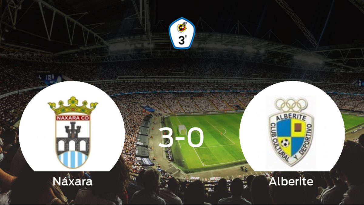 El Náxara se queda con los tres puntos frente al Alberite (3-0)