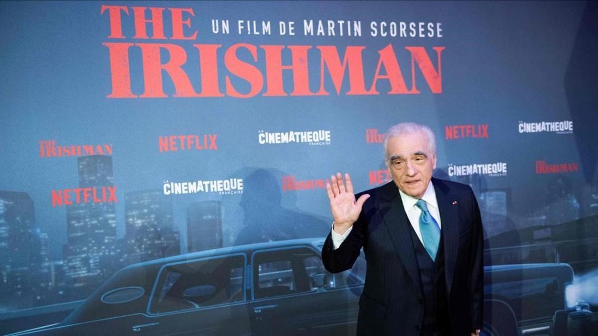 Scorsese, en el estreno de 'El irlandés' en París, el pasado 17 de octubre