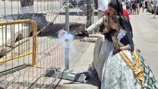 Las reinas de les Fogueres encienden la traca final en Xàbia