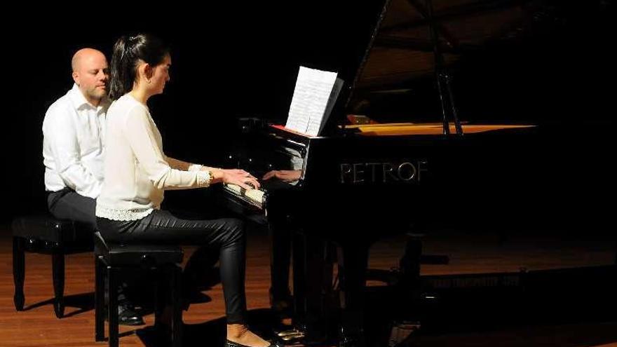 Audición de piano para cerrar el curso en el conservatorio