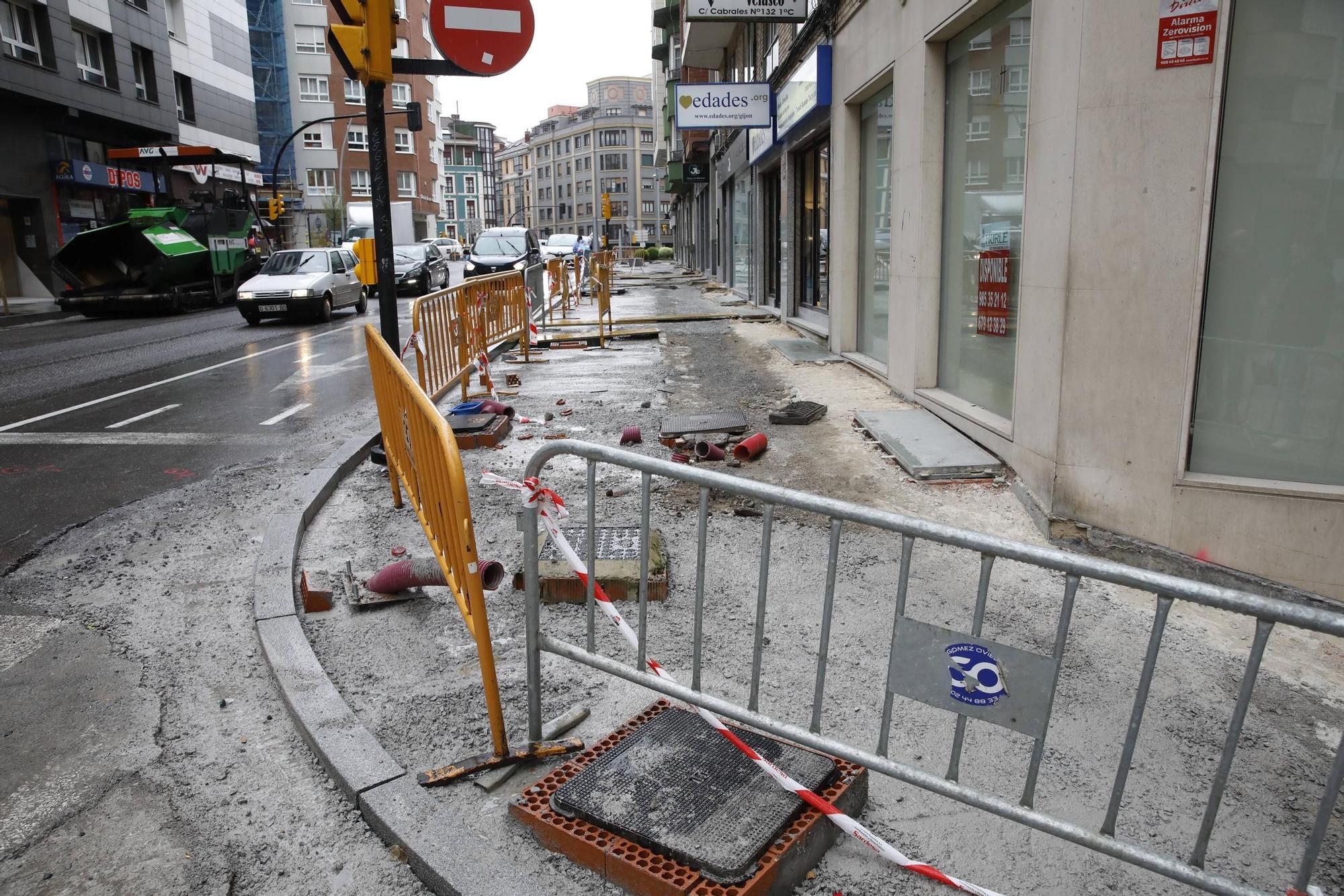 Así van las obras en la avenida de Pablo Iglesias (en imágenes)