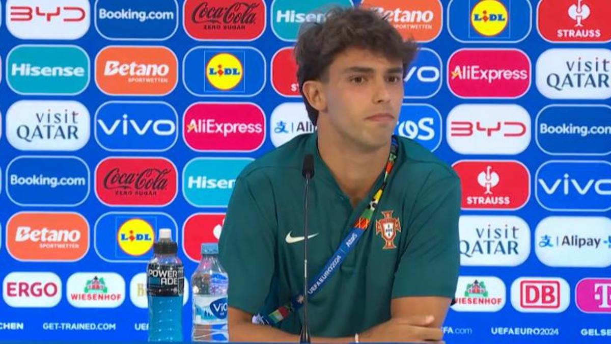 Joao Félix ha atendido a los medios de comunicación antes del Georgia-Portugal