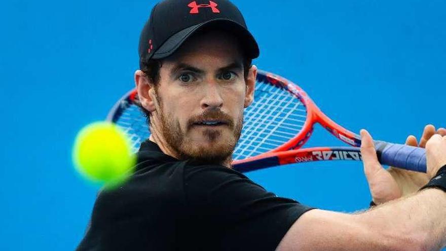 Murray durante un entrenamiento en Brisbane.