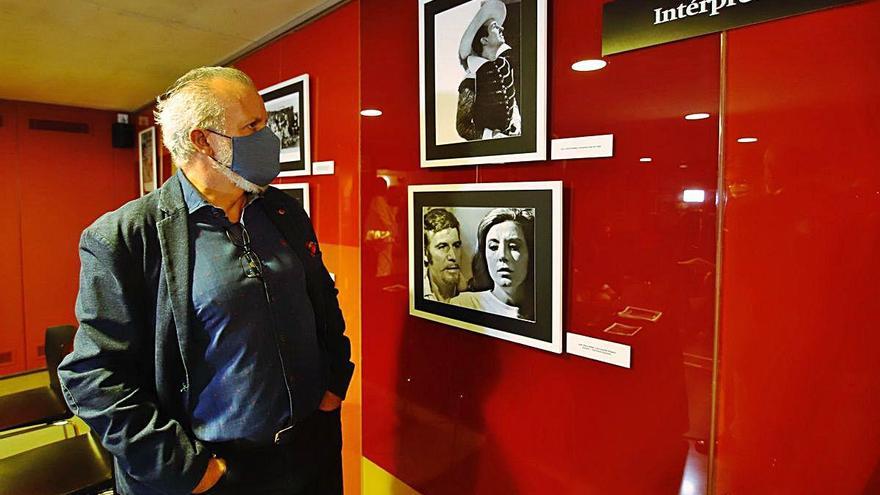 Julio Navarro Albero inauguró ayer la muestra &#039;Imágenes de Don Juan&#039;.