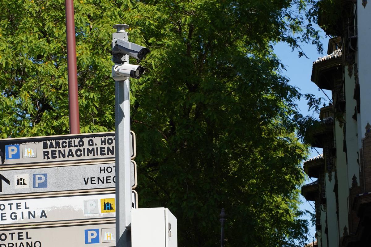 Captación de imágenes de vehículos con cámaras de seguridad
