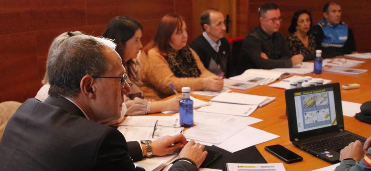 Reunión en el Centro de Conservación de Carreteras. | VÍCTOR GARRIDO