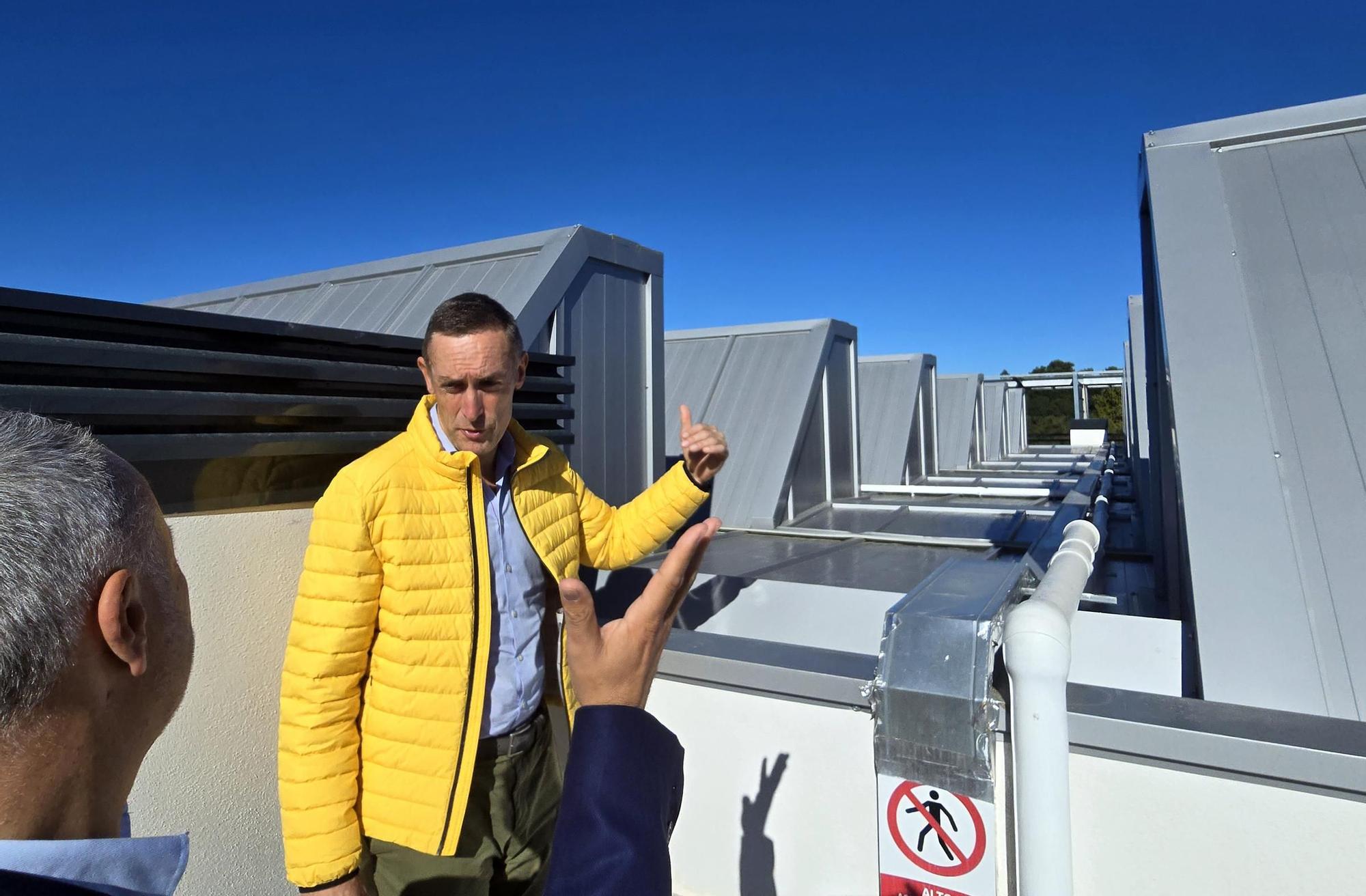 Visita a las nuevas naves de la Zona Franca para empresas tecnológicas en Pordo do Molle