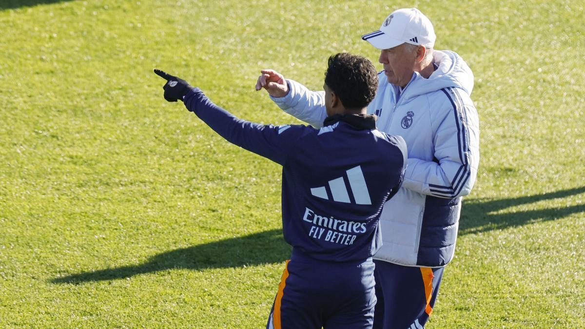 Ancelotti: “A Rodrygo todo el mundo le tiene un cariño especial”