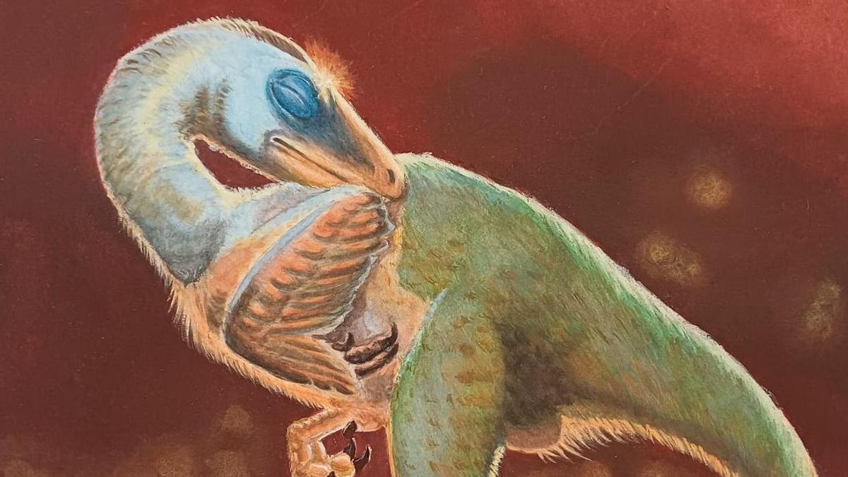 Detalle de una de las obras de la muestra