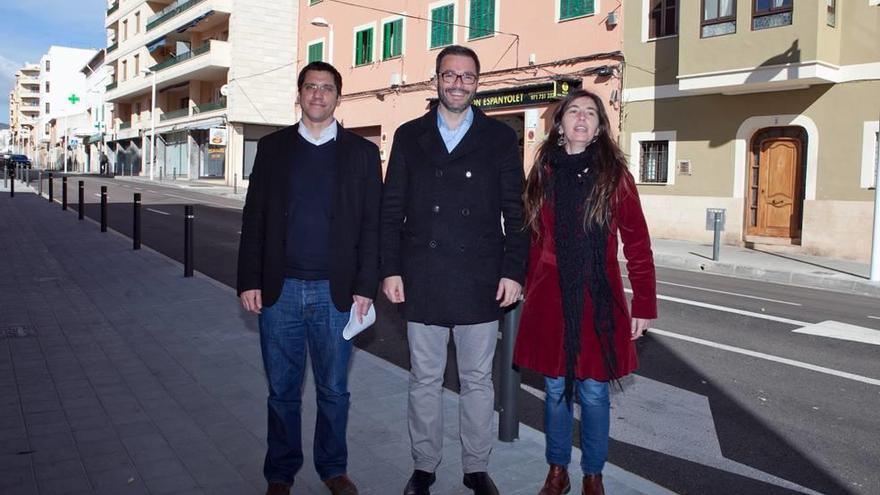 Rodrigo Romero, José Hila y Neus Truyol, en la &#039;arreglada&#039; Son Espanyolet.