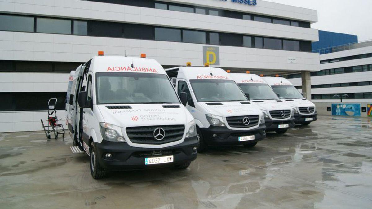 Ambulancias que prestan un servicio no urgente.