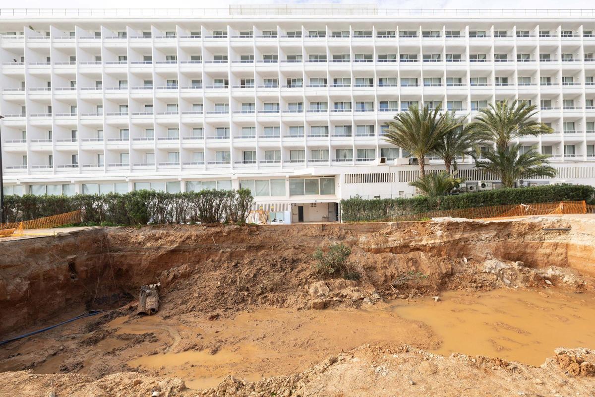 Siguen las obras del tanque de tormentas