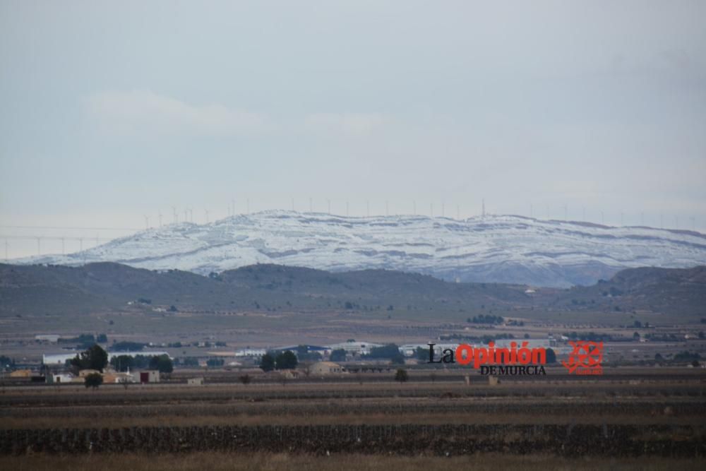 Nieve en el Altiplano murciano