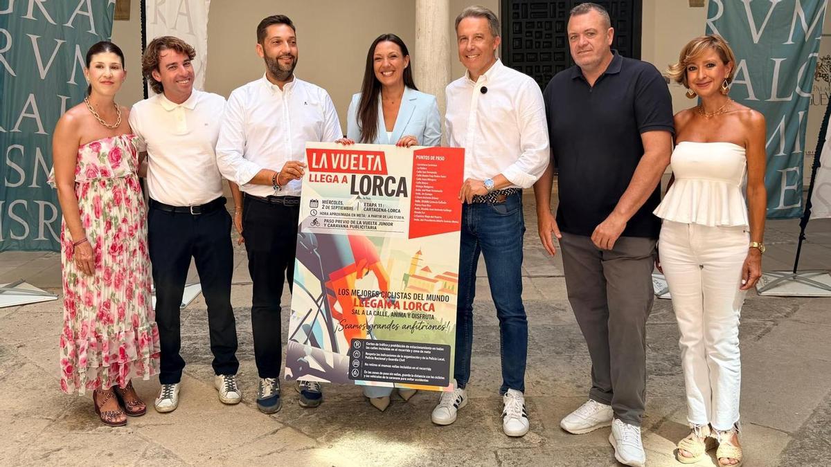 Presentación de la llegada a Lorca
