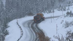 Nieve en el puerto de la Bonaigua