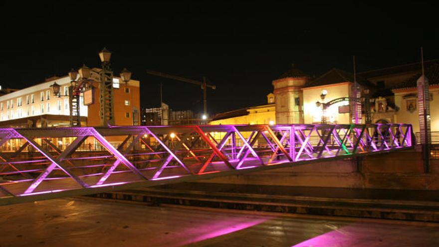 Iluminación del ´puente de los alemanes´