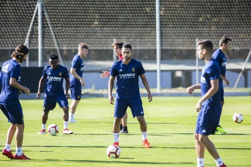 Primer entrenamiento del Real Zaragoza