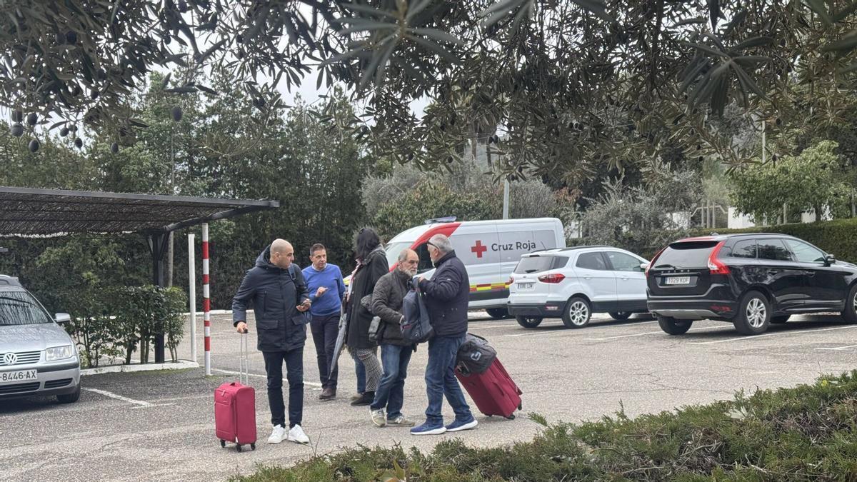 Trasaldo de familiares de víctimas de Adamuz, en Córdoba.