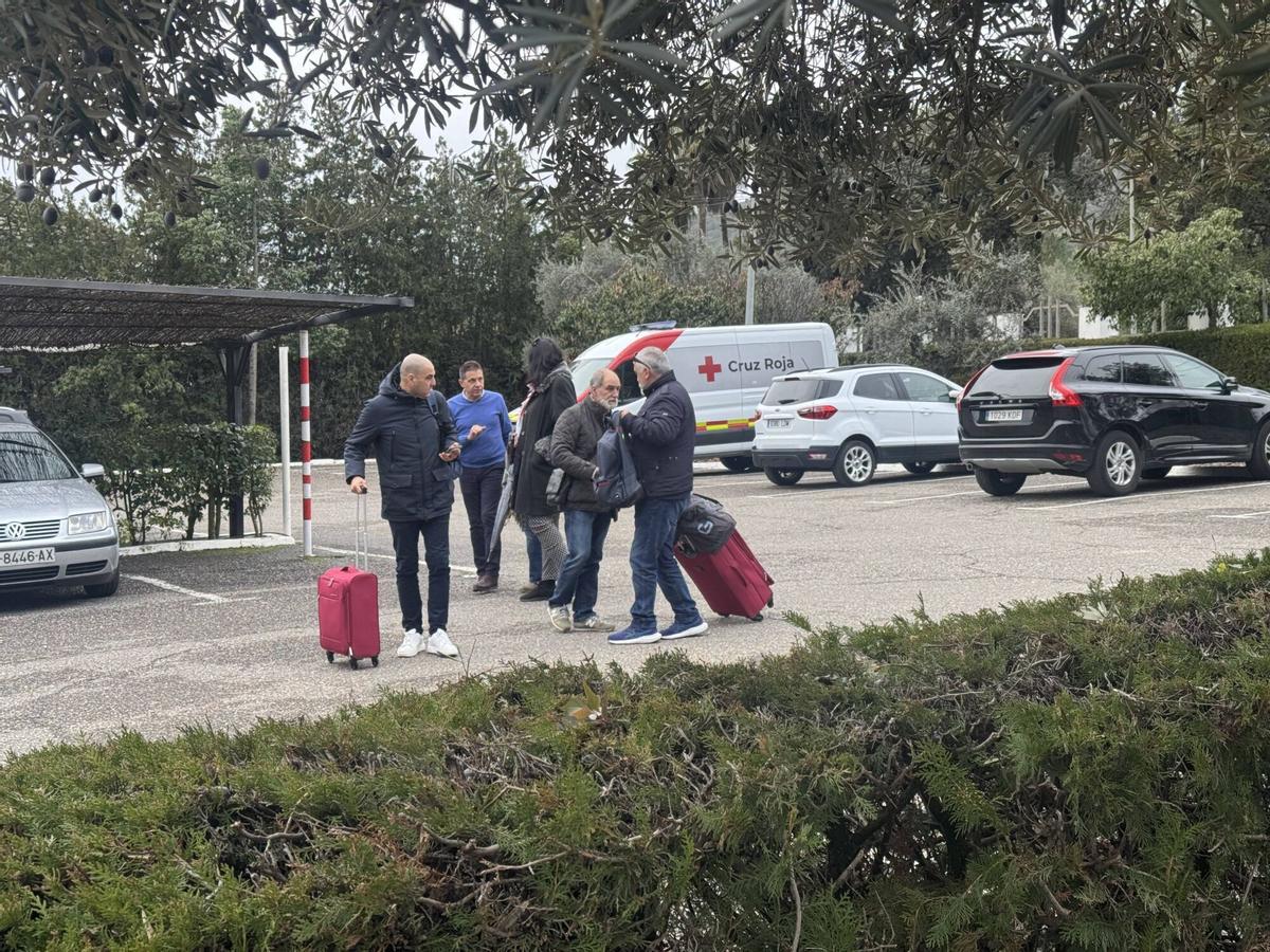 Trasaldo de familiares de víctimas de Adamuz, en Córdoba.