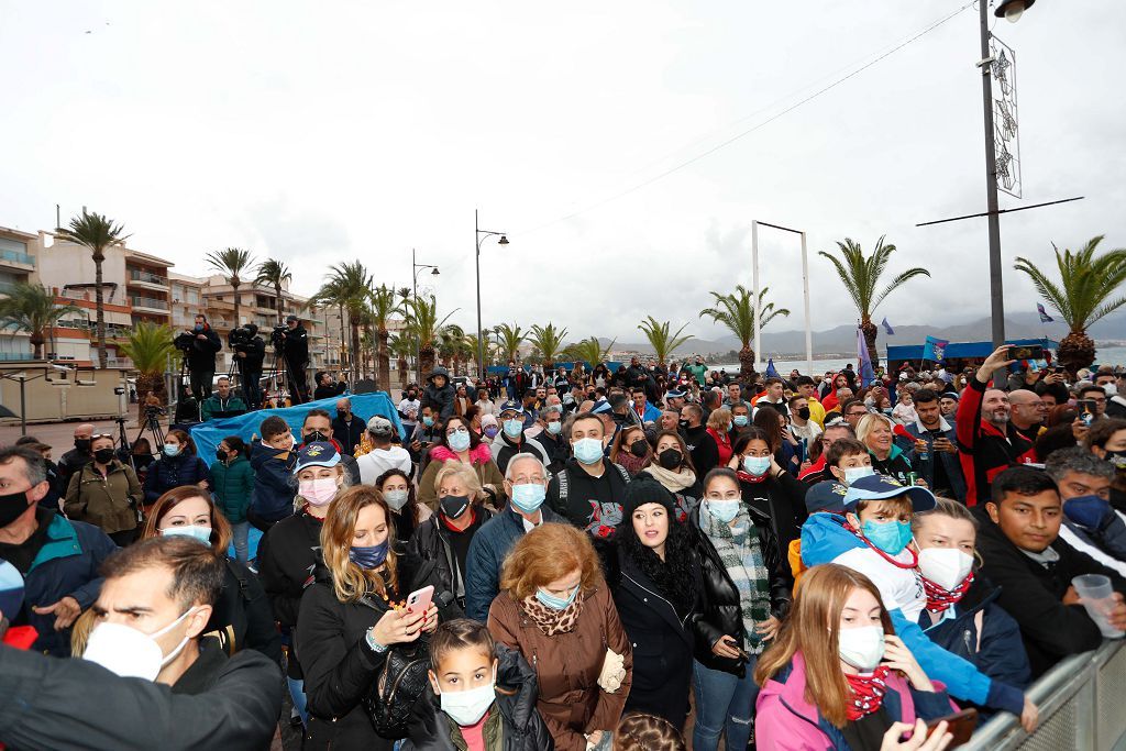 Pedro acosta en el Puerto de Mazarrón